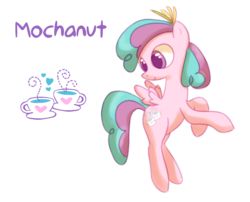 Size: 862x698 | Tagged: safe, artist:faeizumine, mochanut, g3, cutie mark, female, solo