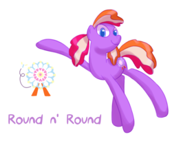 Size: 980x802 | Tagged: safe, artist:faeizumine, round 'n round, pony, g3, cutie mark, female, solo