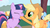 Size: 1366x768 | Tagged: safe, screencap, apple cider (g4), apple cobbler, applejack, lavender fritter, red gala, twilight sparkle, earth pony, pony, unicorn, friendship is magic, g4, apple family member, aweeg*, background pony, chubby cheeks, cowboy hat, eating, female, hat, hoof in mouth, hoofjack, mare, unicorn twilight