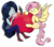 Size: 800x704 | Tagged: safe, artist:raininess, fluttershy, bat pony, pony, g4, adventure time, apple, biting, crossover, flutterbat, male, marceline, simple background, transparent background