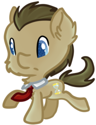 Size: 2222x2894 | Tagged: safe, artist:cutepencilcase, doctor whooves, time turner, earth pony, pony, g4, cute, doctorbetes, high res, male, raised hoof, simple background, solo, stallion, transparent background