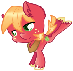 Size: 2679x2610 | Tagged: safe, artist:cutepencilcase, big macintosh, earth pony, pony, g4, bucking, cute, high res, macabetes, male, simple background, solo, stallion, transparent background