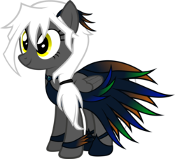 Size: 2414x2189 | Tagged: safe, artist:zacatron94, oc, oc only, oc:captain white, pegasus, pony, clothes, dress, female, high res, mare, shoes, simple background, solo, transparent background