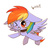 Size: 1100x1100 | Tagged: safe, artist:joycall6, rainbow dash, g4, behaving like a dog, collar, female, solo, wink