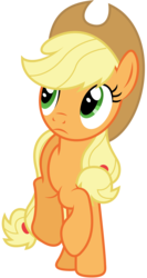 Size: 5300x10000 | Tagged: safe, artist:mpnoir, applejack, g4, the cutie map, absurd resolution, cowboy hat, female, freckles, hat, request, simple background, solo, stetson, transparent background, vector