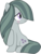 Size: 3200x4182 | Tagged: safe, artist:djdavid98, artist:jeatz-axl, marble pie, earth pony, pony, g4, hearthbreakers, my little pony: friendship is magic, .ai available, blushing, cute, female, hair over one eye, looking back, raised hoof, simple background, sitting, smiling, solo, transparent background, vector