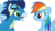 Size: 1024x576 | Tagged: safe, artist:sapphireartemis, rainbow dash, soarin', pegasus, pony, g4, rarity investigates, clothes, duo, simple background, transparent background, uniform, vector, wonderbolts uniform