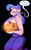 Size: 2000x3200 | Tagged: safe, artist:mili-kat, princess luna, human, g4, clothes, dress, female, high res, humanized, jack-o-lantern, simple background, solo