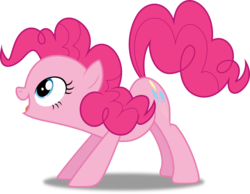 Size: 3858x3000 | Tagged: safe, artist:dashiesparkle, artist:hawk9mm, pinkie pie, g4, scare master, .svg available, female, high res, open mouth, ponyscape, simple background, solo, transparent background, vector