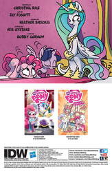 Size: 900x1384 | Tagged: safe, artist:amy mebberson, artist:jay fosgitt, idw, pinkie pie, princess celestia, twilight sparkle, alicorn, pony, friends forever #22, g4, my little pony: friends forever, spoiler:comic, cake, cover, female, mare, preview, twilight sparkle (alicorn)