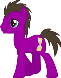 Size: 802x1024 | Tagged: safe, edit, doctor whooves, time turner, earth pony, pony, g4, jessica jones, kilgrave, male, marvel, recolor, stallion, the purple man