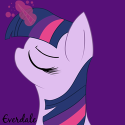Size: 2709x2709 | Tagged: safe, artist:everdale, twilight sparkle, g4, female, high res, magic, solo
