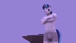 Size: 1920x1080 | Tagged: safe, artist:setup1337, shining armor, anthro, g4, 3d, clothes, male, solo, source filmmaker, topless