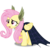 Size: 8000x7669 | Tagged: safe, artist:8-notes, fluttershy, pegasus, pony, g4, my little pony: friendship is magic, scare master, absurd resolution, bat ears, cape, clothes, costume, fake flutterbat, female, flutterbat costume, nightmare night, nightmare night costume, open mouth, ponyscape, sad, simple background, solo, transparent background, vector