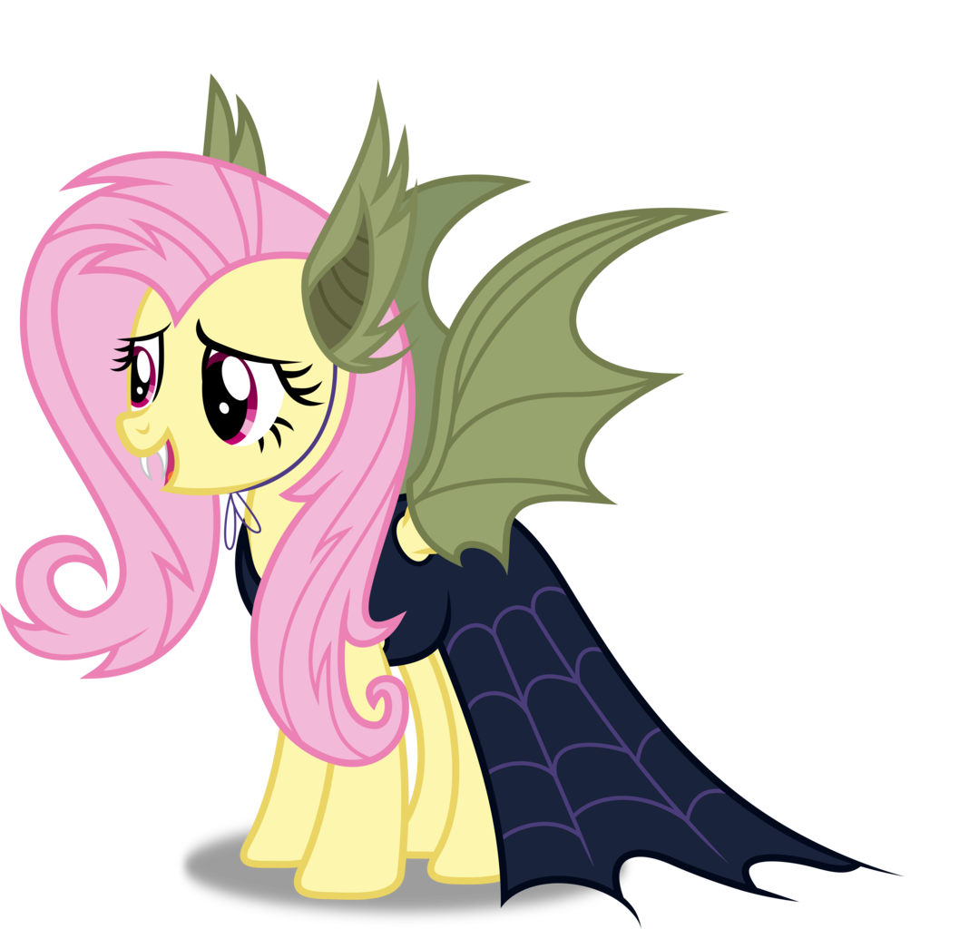 Flutterbat Ear #1020056 - safe, artist:8-notes, fluttershy, pegasus, pony, g4, scare ...