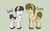 Size: 1280x800 | Tagged: safe, artist:php62, attack on titan, cravat, eren jaeger, fanart, fluffy, key, levi ackerman, ponified, unshorn fetlocks