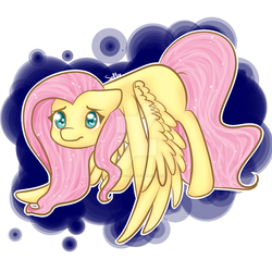 Size: 1024x1024 | Tagged: safe, artist:sellyluvsart, fluttershy, g4, cute, female, scared, shyabetes, solo, watermark