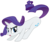 Size: 8400x7000 | Tagged: safe, artist:tardifice, rarity, pony, unicorn, g4, my little pony: friendship is magic, sonic rainboom (episode), absurd resolution, butt bump, butt smash, female, implied twilight sparkle, now go on, offscreen character, open mouth, photoshop, simple background, solo, transparent background, vector