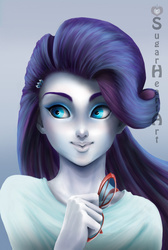 Size: 800x1188 | Tagged: safe, artist:sugarheartart, rarity, equestria girls, g4, female, solo