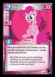Size: 358x500 | Tagged: safe, enterplay, pinkie pie, g4, high magic, my little pony collectible card game, ccg