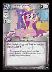 Size: 358x500 | Tagged: safe, enterplay, princess cadance, g4, high magic, my little pony collectible card game, ccg, female, solo