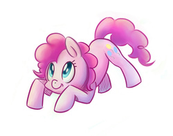 Size: 800x630 | Tagged: safe, artist:dipingxiangtr, pinkie pie, g4, cute, diapinkes, exercise, female, solo
