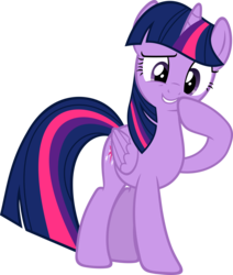 Size: 5081x6000 | Tagged: safe, artist:slb94, twilight sparkle, alicorn, pony, g4, what about discord?, absurd resolution, female, mare, simple background, smiling, solo, transparent background, twilight sparkle (alicorn), vector