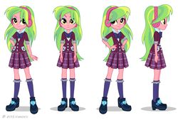 Size: 817x552 | Tagged: safe, lemon zest, equestria girls, g4, my little pony equestria girls: friendship games, official, clothes, crystal prep academy uniform, cute, female, looking at you, school uniform, simple background, smiling, solo, white background