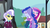 Size: 1280x720 | Tagged: safe, screencap, dean cadance, princess cadance, princess luna, upper crust, vice principal luna, equestria girls, g4, my little pony equestria girls: friendship games, clothes, crystal prep academy uniform, hug, school uniform, trio