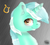 Size: 1100x1000 | Tagged: safe, artist:digicat10, lyra heartstrings, pony, unicorn, g4, bust, cutie mark, female, mare, portrait, profile, signature, smiling, solo