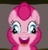 Size: 260x270 | Tagged: safe, edit, pinkie pie, g4, derp, mirrored, needs more jpeg, unitinu