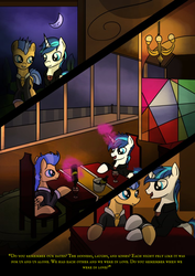 Size: 752x1062 | Tagged: safe, artist:pedrohander, flash sentry, shining armor, g4, comic, date, do you remember, gay, male, restaurant, shiningsentry, shipping