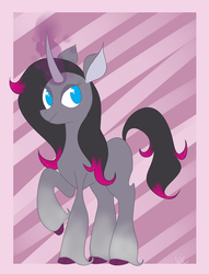 Size: 774x1012 | Tagged: safe, artist:waackery, oleander (tfh), classical unicorn, them's fightin' herds, community related, female, horn, leonine tail, solo