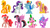 Size: 1660x938 | Tagged: safe, applejack, fluttershy, pinkie pie, princess luna, rainbow dash, rarity, spike, twilight sparkle, alicorn, pony, g4, female, mane seven, mane six, mare, toy, twilight sparkle (alicorn)