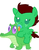 Size: 786x1017 | Tagged: safe, artist:red4567, gummy, oc, oc:northern haste, pony, g4, baby, baby pony, cute, pacifier, ponies riding gators, recolor, riding