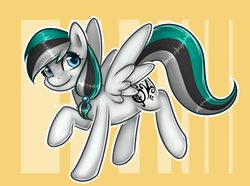 Size: 999x745 | Tagged: safe, artist:bumblebun, oc, oc only, pegasus, pony, female, mare, solo