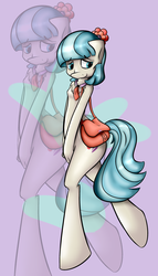 Size: 1101x1920 | Tagged: safe, artist:chibiteff, coco pommel, earth pony, anthro, unguligrade anthro, g4, female, solo
