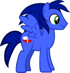 Size: 7825x8200 | Tagged: safe, artist:fishstickmystic, pony, absurd resolution, male, ponified, solo, sonic the hedgehog, sonic the hedgehog (series)