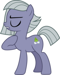 Size: 3324x4177 | Tagged: safe, artist:timelordomega, limestone pie, g4, hearthbreakers, eyes closed, female, high res, proud, raised hoof, simple background, solo, transparent background, vector