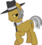 Size: 3702x3939 | Tagged: safe, artist:timelordomega, igneous rock pie, earth pony, pony, g4, hearthbreakers, my little pony: friendship is magic, hat, high res, male, necktie, raised hoof, simple background, solo, stallion, transparent background, vector