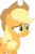 Size: 2026x3093 | Tagged: safe, artist:sketchmcreations, applejack, g4, hearthbreakers, cowboy hat, female, freckles, frown, hat, high res, inkscape, simple background, solo, stetson, transparent background, unsure, vector, wide eyes, worried