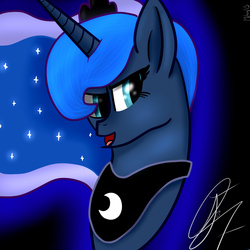 Size: 3000x3000 | Tagged: safe, artist:nexcoyotlgt, princess luna, g4, female, high res, solo