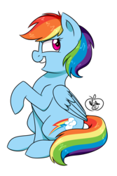 Size: 1200x1800 | Tagged: safe, artist:notenoughapples, rainbow dash, g4, female, simple background, solo, transparent background
