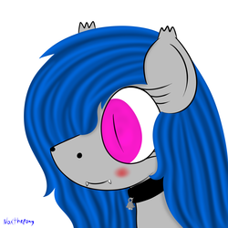 Size: 2500x2500 | Tagged: safe, artist:asknoxthepony, oc, oc only, oc:dream chaser, collar, female, high res, portrait, solo