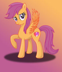 Size: 1734x2028 | Tagged: safe, artist:deannaphantom13, scootaloo, crusaders of the lost mark, g4, adult, cutie mark, female, older, solo, the cmc's cutie marks