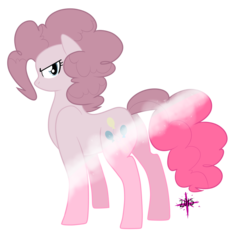 Size: 1585x1661 | Tagged: safe, artist:slim-shady, pinkie pie, g4, discorded, female, looking at you, redraw, solo