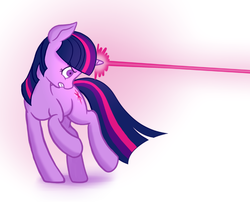 Size: 772x623 | Tagged: safe, artist:roxenmage, twilight sparkle, g4, beam, female, magic, magic blast, solo