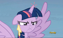 Size: 1158x707 | Tagged: safe, screencap, twilight sparkle, alicorn, pony, g4, the hooffields and mccolts, angry, cute, discovery family logo, female, grumpy, grumpy twilight, mare, solo, twilight sparkle (alicorn), twilight sparkle is not amused, unamused