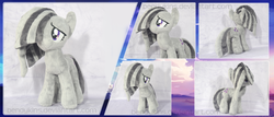 Size: 1024x439 | Tagged: safe, artist:bendykins, marble pie, g4, cute, irl, marblebetes, photo, plushie