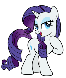 Size: 2000x2364 | Tagged: safe, artist:drawponies, rarity, pony, unicorn, g4, color design, fabulous, female, poem, simple background, solo, transparent background, vector